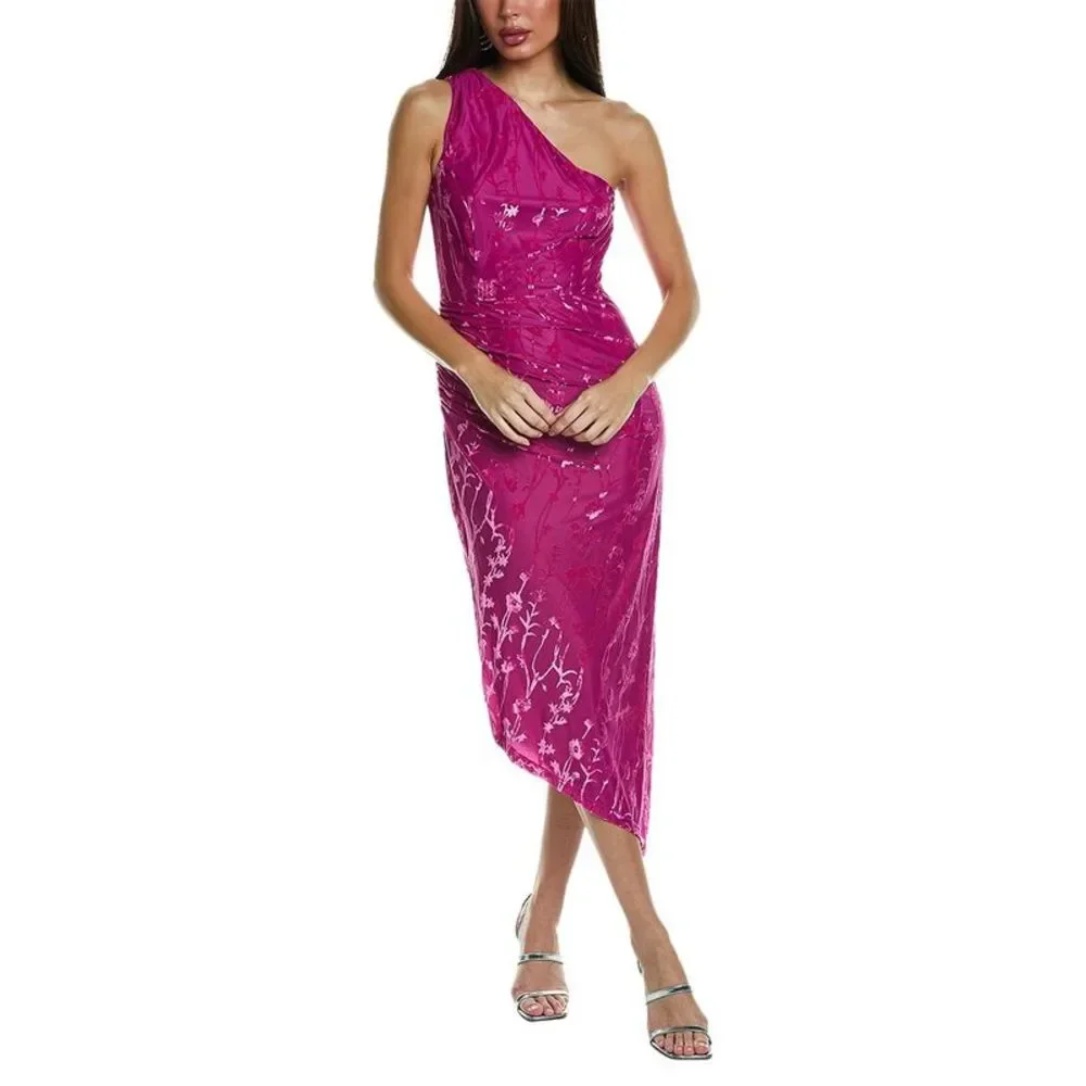Hutch Monty One-Shoulder Midi Dress